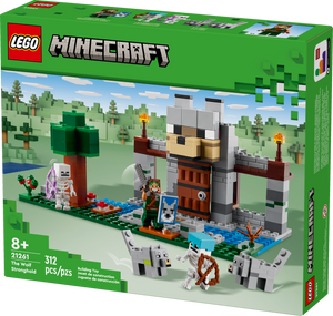 LEGO® Minecraft® The Wolf Stronghold Fortress Playset Gift, Skeleton Explorer Toy 21261