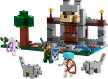 LEGO® Minecraft® The Wolf Stronghold Fortress Playset Gift, Skeleton Explorer Toy 21261