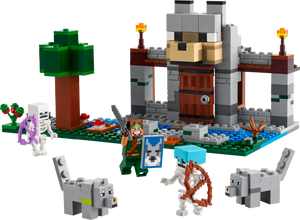 LEGO® Minecraft® The Wolf Stronghold Fortress Playset Gift, Skeleton Explorer Toy 21261