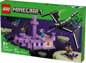 LEGO® Minecraft® The Ender Dragon and End Ship Video-Game Adventure Toy 21264