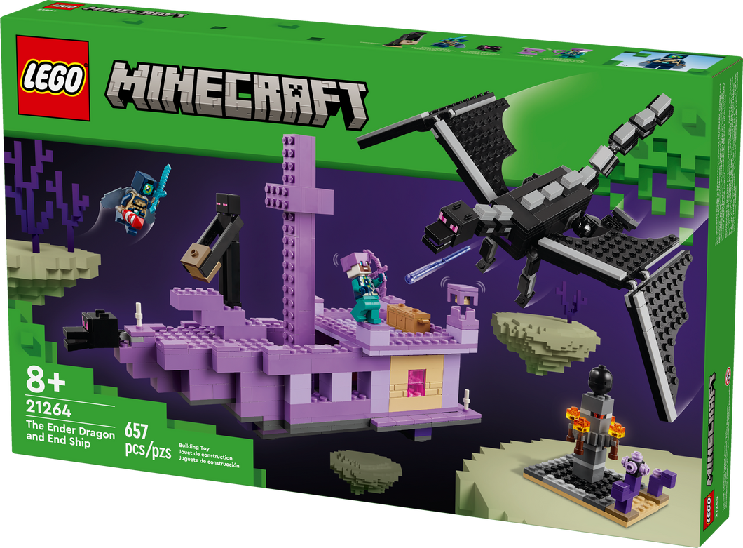 LEGO® Minecraft® The Ender Dragon and End Ship Video-Game Adventure Toy 21264