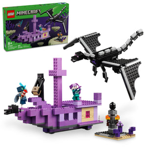 LEGO® Minecraft® The Ender Dragon and End Ship Video-Game Adventure Toy 21264