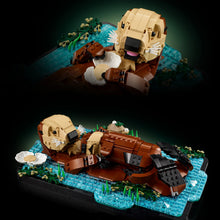 LEGO® Ideas Floating Sea Otters - Sea Animals Building Set for Adults - Fun Home Decor - 21366
