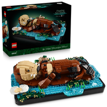LEGO® Ideas Floating Sea Otters - Sea Animals Building Set for Adults - Fun Home Decor - 21366