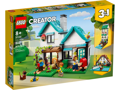 LEGO Creator 3 in 1 Cozy House Building Kit 31139