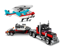 LEGO Creator 3 in 1 Flatbed Truck with Helicopter