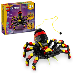 LEGO® Creator 3in1 Wild Animals: Surprising Spider Toy, Transforms into a Scorpion or a Snake 31159