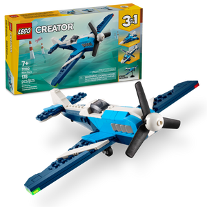 LEGO® Creator 3in1 Aircraft: Race Plane Toy, Transforms into a Jet or a Helicopter Model 31160