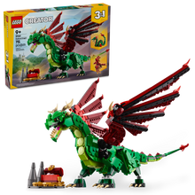 LEGO® Creator 3in1 Medieval Dragon Creature Toy, Transforms into a Sea Serpent or a Phoenix 31161