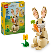 LEGO® Creator 3in1 Cute Bunny Animal Playset, Transforms into a Llama Toy or Seal Figure 31162