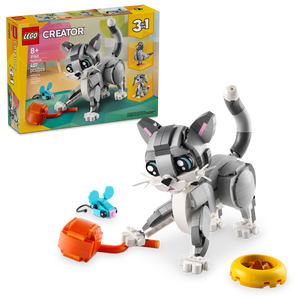 LEGO® Creator 3in1 Playful Cat Pet Toy, Transforms into a Dog Figure or a Pigeon 31163