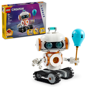 LEGO® Creator 3in1 Space Robot Toy Science Playset, Transforms into a Dog Figure or Rocket 31164