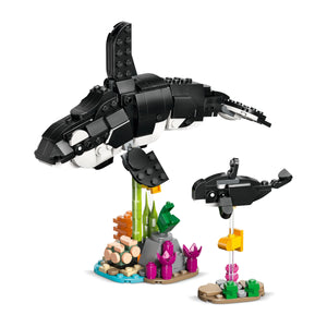 LEGO® Creator 3in1 Wild Animals: Panda Family, Playset Transforms into an Orca or Penguin Set 31165