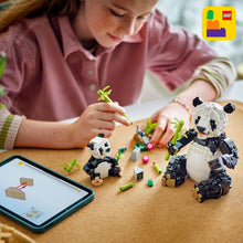 LEGO® Creator 3in1 Wild Animals: Panda Family, Playset Transforms into an Orca or Penguin Set 31165