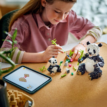 LEGO® Creator 3in1 Wild Animals: Panda Family, Playset Transforms into an Orca or Penguin Set 31165