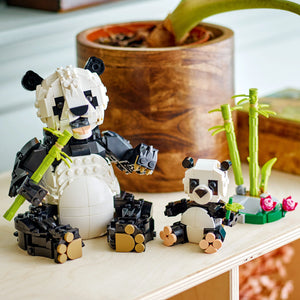 LEGO® Creator 3in1 Wild Animals: Panda Family, Playset Transforms into an Orca or Penguin Set 31165