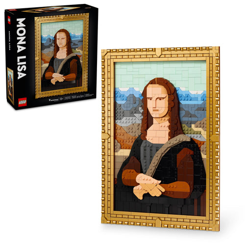 LEGO® Art Mona Lisa Painting, Leonardo da Vinci Artwork Building Set, Home Decor Idea 31213