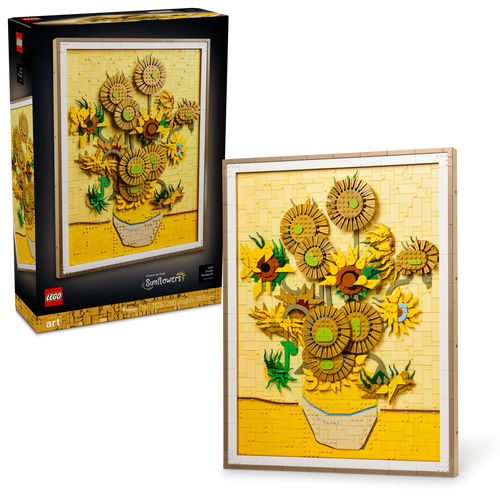LEGO® Art Vincent van Gogh – Sunflowers Wall Artwork Building Set and Home Decor Idea 31215