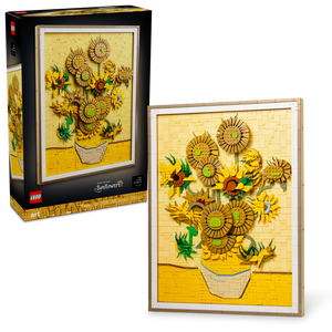 LEGO® Art Vincent van Gogh – Sunflowers Wall Artwork Building Set and Home Decor Idea 31215