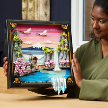 LEGO® Art Japanese Cherry Blossom Landscape - Wall Art and Aesthetic Room Decor - 31218