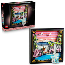 LEGO® Art Japanese Cherry Blossom Landscape - Wall Art and Aesthetic Room Decor - 31218