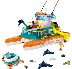 LEGO Friends Sea Rescue Boat 41734 Building Toy Set