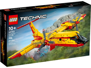 LEGO Technic Firefighter Aircraft Building Toy, Model Airplane Set 42152