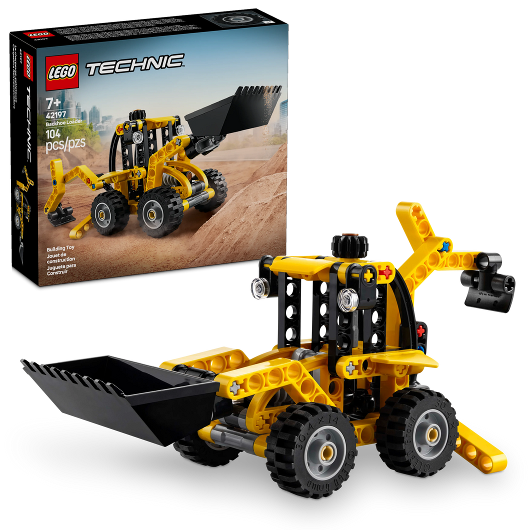 LEGO® Technic™ Backhoe Loader Construction Toy Buildable Vehicle Set for Kids 42197