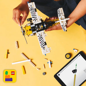 LEGO® Technic™ Bush Plane Aircraft Toy, Airplane Model, Engineering Vehicle Gift Set for Kids 42198