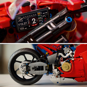 LEGO® Technic™ Ducati Panigale V4 S Motorcycle Model Building Set, Buildable Vehicle 42202