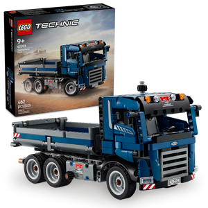 LEGO® Technic™ Tipping Dump Truck Toy Set for Kids, Blue Construction Vehicle 42203