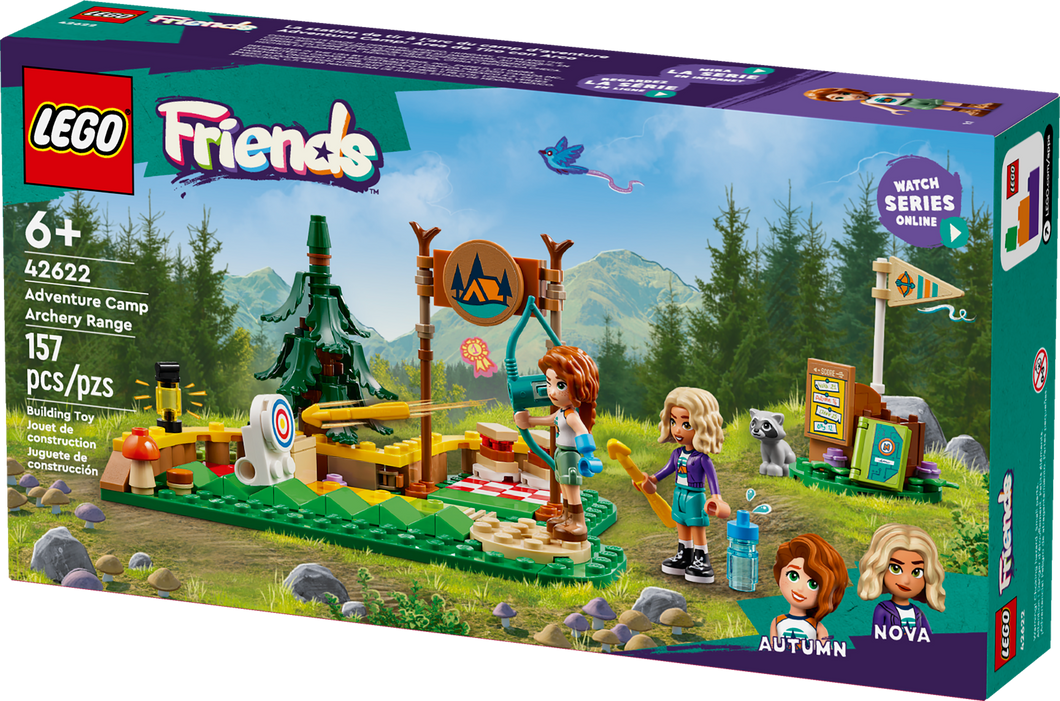 LEGO® Friends Adventure Camp Archery Range, Imaginative Role-Play Building Toy for Kids 42622