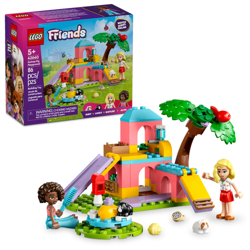 LEGO® Friends Guinea Pig Playground Pretend-Play Building Kit Toy 42640
