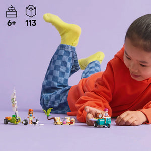 LEGO® Friends Surfing Dogs and Scooter Adventure Building Toy, Corgi Role Play with Surfboard 42641