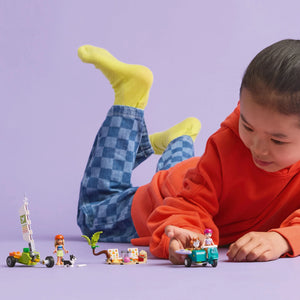 LEGO® Friends Surfing Dogs and Scooter Adventure Building Toy, Corgi Role Play with Surfboard 42641