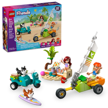 LEGO® Friends Surfing Dogs and Scooter Adventure Building Toy, Corgi Role Play with Surfboard 42641
