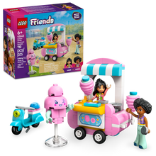 LEGO® Friends Cotton Candy Stand and Scooter Toy, Building Kit for Creative Pretend Play 42643