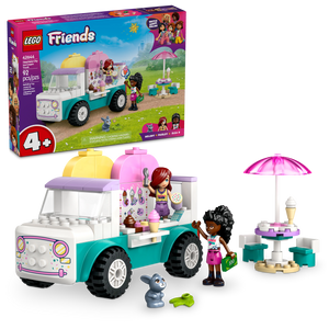LEGO® Friends Heartlake City Ice Cream Truck Toy, Pretend-Play Building Kit for Creative Fun 42644