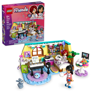 LEGO® Friends Paisley’s Room Pretend Play Bedroom Playset, Imaginative Building Kit 42647