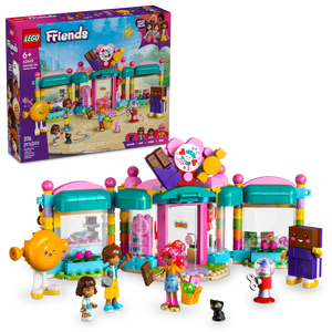 LEGO® Friends Heartlake City Candy Store Pretend-Play Set, Shop Toy 42649