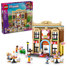 LEGO® Friends Restaurant and Cooking School Pretend-Play Role-Play Toy Building Kit 42655