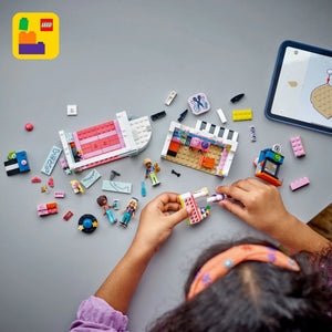 LEGO® Friends Hair Salon and Accessories Store, Creative Pretend-Play Building Toy Set 42662
