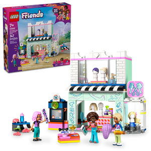 LEGO® Friends Hair Salon and Accessories Store, Creative Pretend-Play Building Toy Set 42662