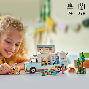 LEGO® Friends Friendship Camper Van Adventure Role-Play Building Set, Motor Home Toy 42663