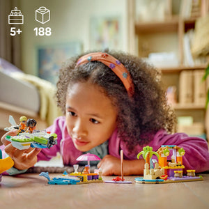 LEGO® Friends Creative Beach and Travel Suitcase Buildable Toy, Pretend-Play Set for Role Play 42672