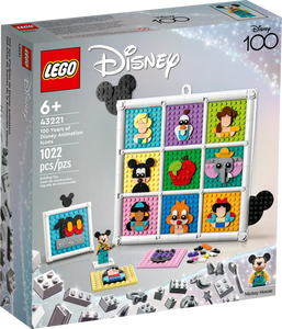 LEGO Disney 100 Years of Disney Animation Icons 43221 Buildable Disney Toy