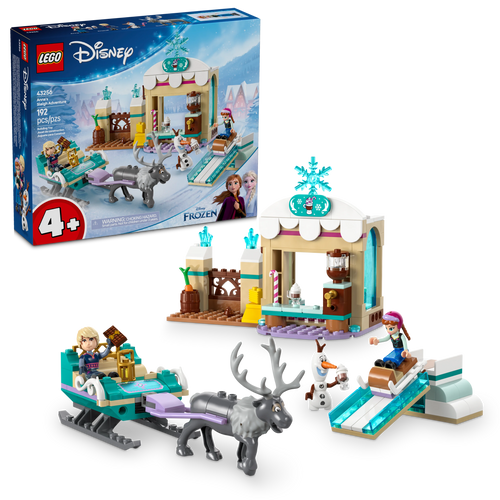 LEGO® ǀ Disney Frozen Anna’s Sleigh Adventure Buildable Model Toy Kit for Fantasy Fans 43256
