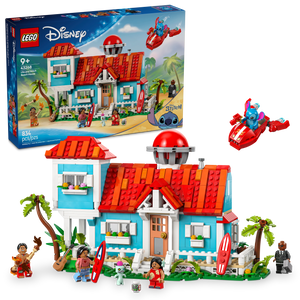 LEGO® ǀ Disney Lilo and Stitch Beach House Building Kit Playset for Kids and Fans 43268