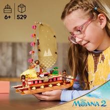 LEGO® ǀ Disney Moana’s Adventure Canoe Building Model Kit and Fantasy Gift 43270