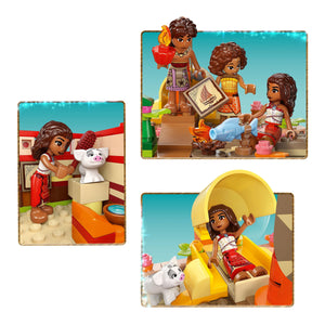 LEGO® ǀ Disney Moana’s Adventure Canoe Building Model Kit and Fantasy Gift 43270